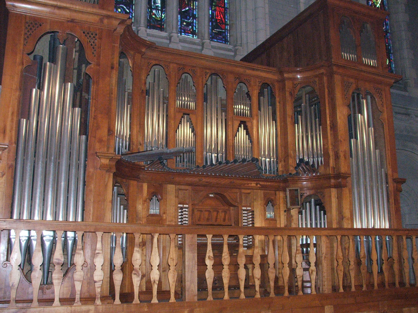 Le buffet de l'orgue